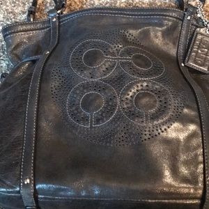 Coach tote black  #19570 NWT